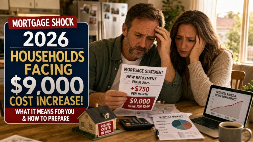 Mortgage Shock 2026: Australian Households Facing a $9,000 Annual Cost Surge